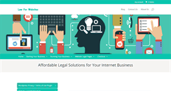 Desktop Screenshot of lawforwebsites.info